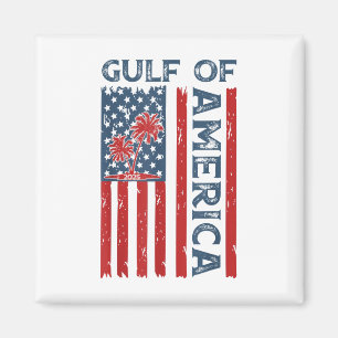 Gulf Of Us America Est 2025 Funny Gulf Of Usa Amer Magnet