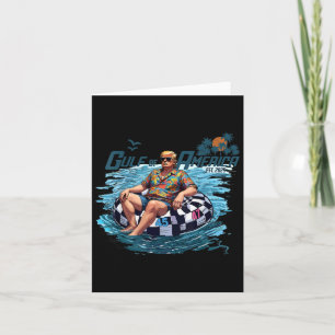 Gulf Of Us America Est 2025 Funny Trump Shirt  Card