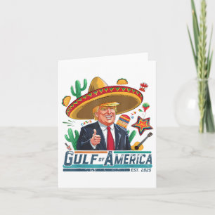 Gulf Of Usa America Est 2025 Cinco De Mayo Trump  Card