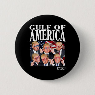 Gulf Of Usa America Est 2025 Trump Gulf Of Us Amer Button