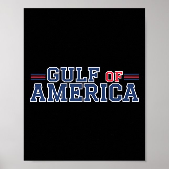 Gulf Of Usa America Funny Gulf Of Mexico July 4th  Poster (Front)