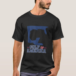 Gulf of USA America Funny Gulf of Mexico July 4th  T-Shirt