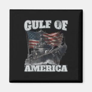 Gulf Of Usa America Funny Usa Flag Men Women Magnet
