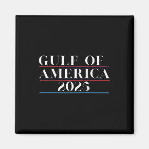 Gulf Of Usa America Trump 2025 Raglan Baseball Tee Magnet