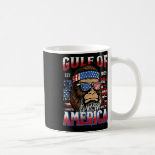 Gulf Of Usa America Trump Funny Bigfoot Mexico Pat Coffee Mug