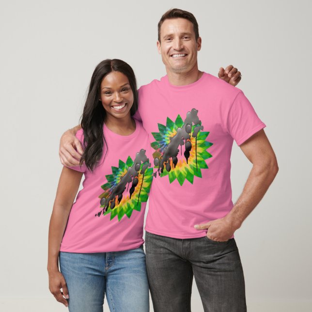 Gulf oil spill tie dye bp oil T-Shirt (Unisex)