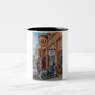 Gulf Oil Two-Tone Coffee Mug