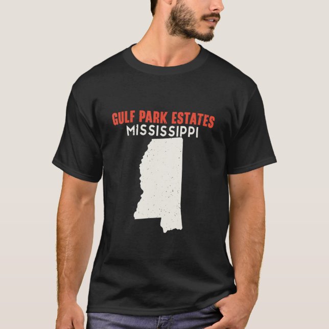 Gulf Park Estates Mississippi USA State America Tr T-Shirt (Front)
