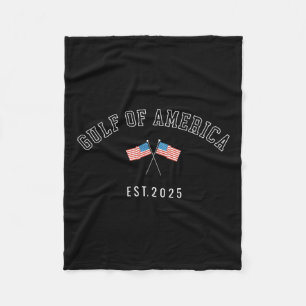 Gulf Retro Of America Est 2025 Usa American Flag M Fleece Blanket