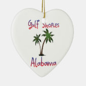 Gulf Shores Alabama Ceramic Ornament (Right)