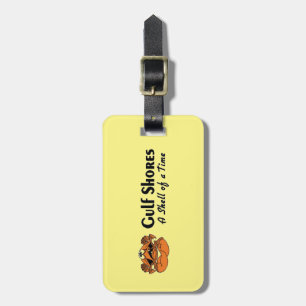 Gulf Shores Alabama Crab Luggage Tag