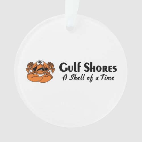 Gulf Shores Alabama Crab Ornament