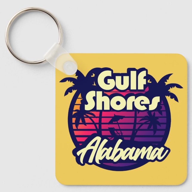 Gulf Shores Alabama Keychain (Front)