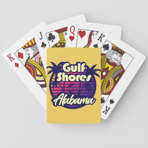 Gulf Shores Alabama Poker Cards