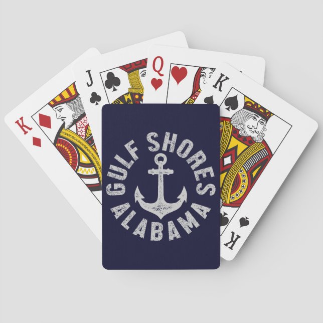 Gulf Shores,Alabama Poker Cards (Back)