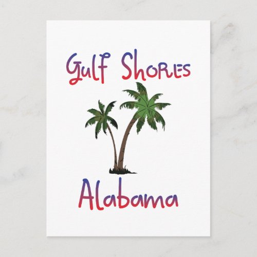 Gulf Shores Alabama Postcard