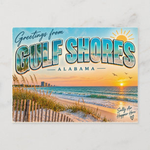 Gulf Shores Alabama  Postcard