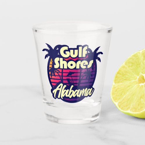 Gulf Shores Alabama Shot Glass