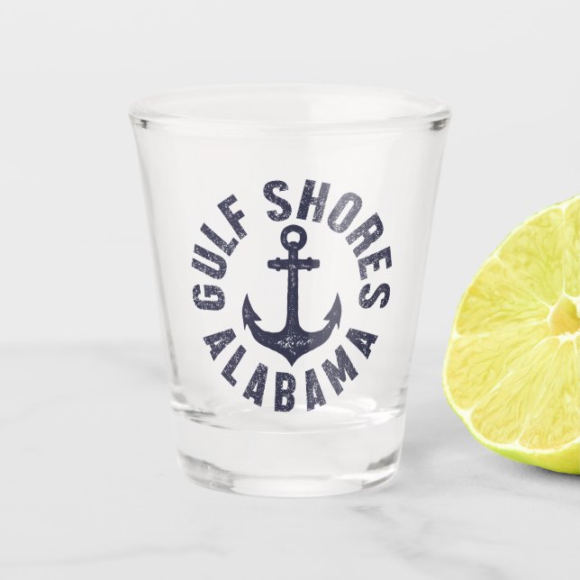 Gulf Shores,Alabama Shot Glass (Front)