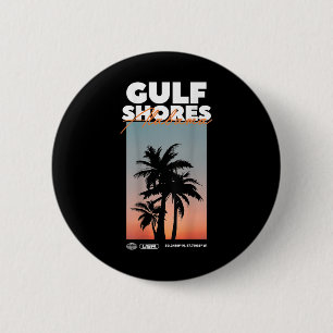 Gulf Shores - Alabama Summer Palm Vacation Usa Button