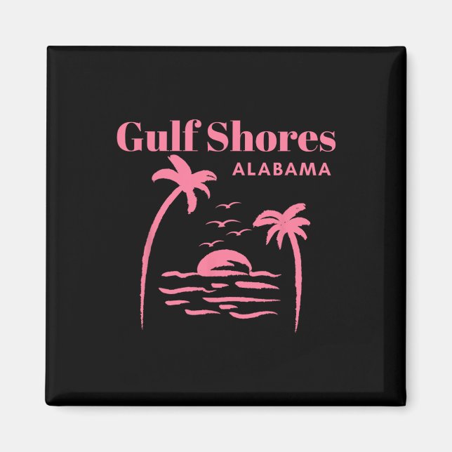 Gulf Shores Alabama Vacation Girls  Magnet (Front)