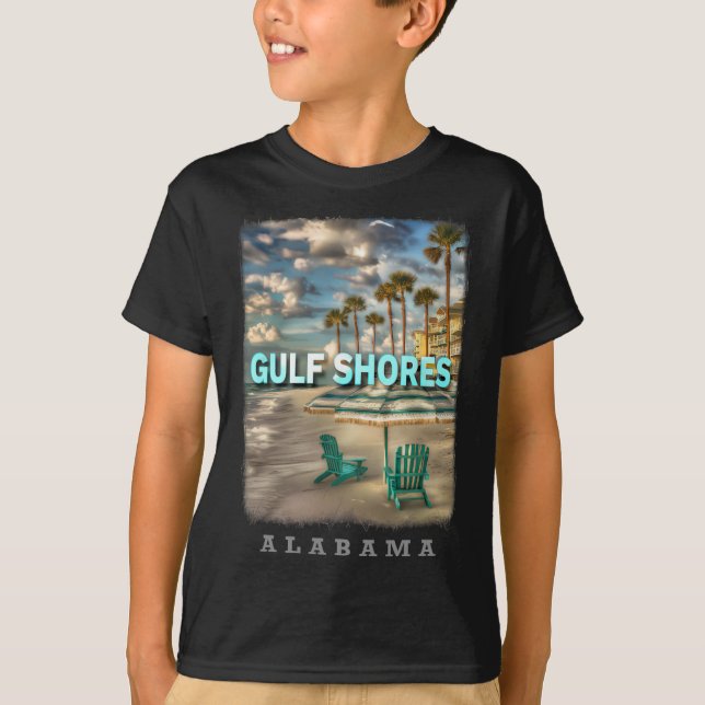 Gulf Shores Alabyma Al Beach Paradise Sd667  T-Shirt (Front)