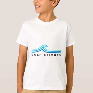 Gulf Shores Alama Souvenir Waves Vintage Mens Wome T-Shirt