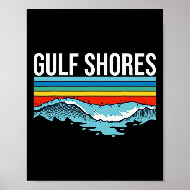 Gulf Shores Answer To All Life's Problems Vacation Poster (Front)