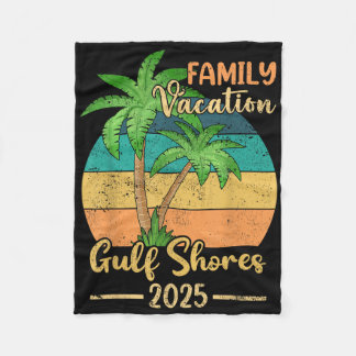 Gulf Shores Beach Alabama Family Vacation 2025 Sum Fleece Blanket