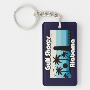 Gulf Shores Beach Alabama Keychain