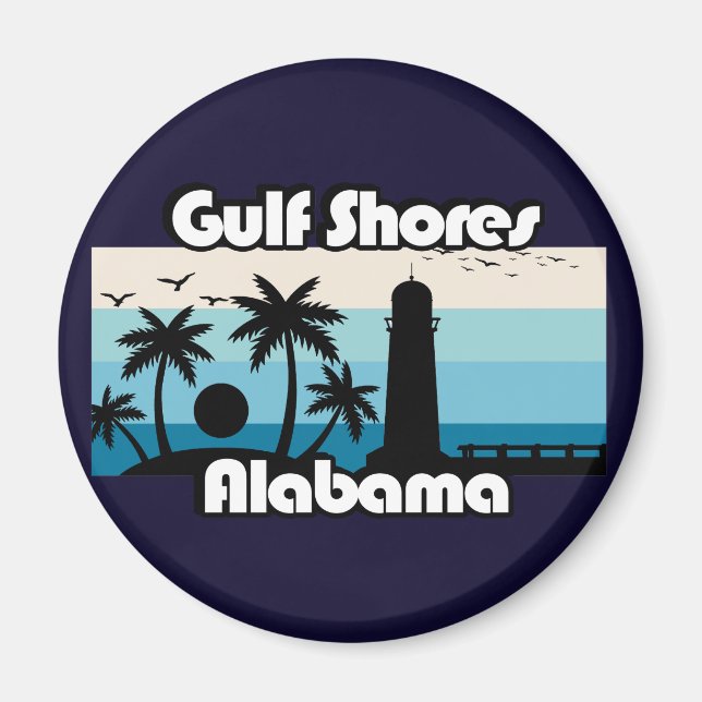 Gulf Shores Beach Alabama Magnet (Front)