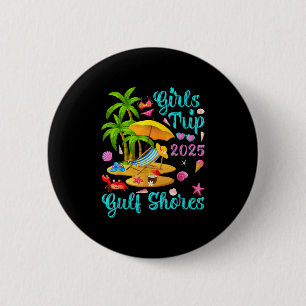 Gulf Shores Beach Alabama Summer Vacation Girls Tr Button