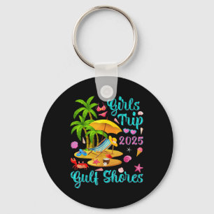 Gulf Shores Beach Alabama Summer Vacation Girls Tr Keychain