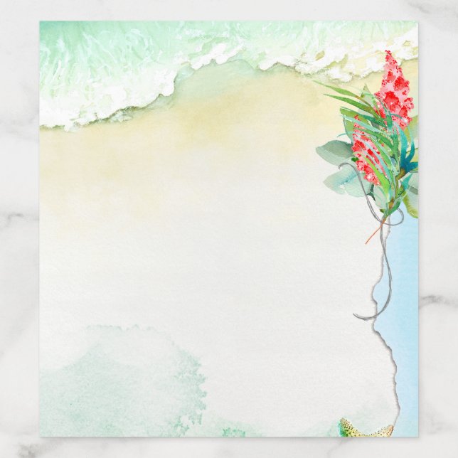 Gulf Shores Botanical Envelope Liner (Design)