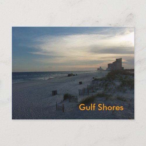 gulf shores postcard