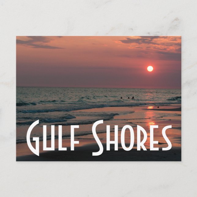 Gulf Shores Postcard (Front)