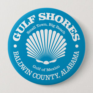 Gulf Shores (seashell) Button
