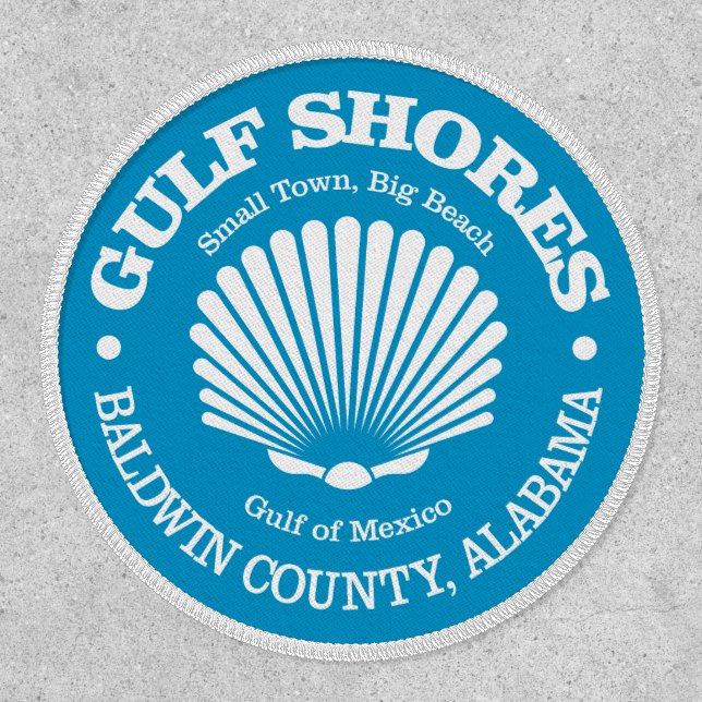 Gulf Shores (seashell) Patch (Front)