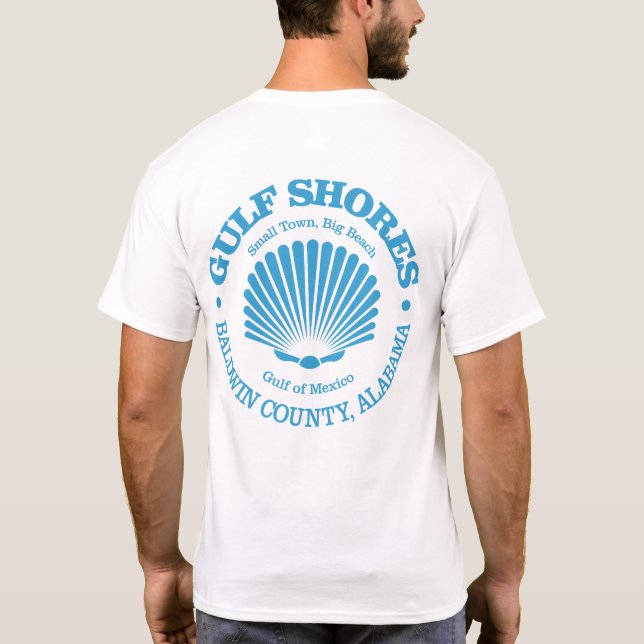 Gulf Shores (seashell) T-Shirt (Back)
