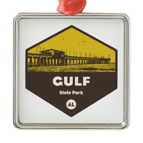 Gulf State Park, Alabama Metal Ornament