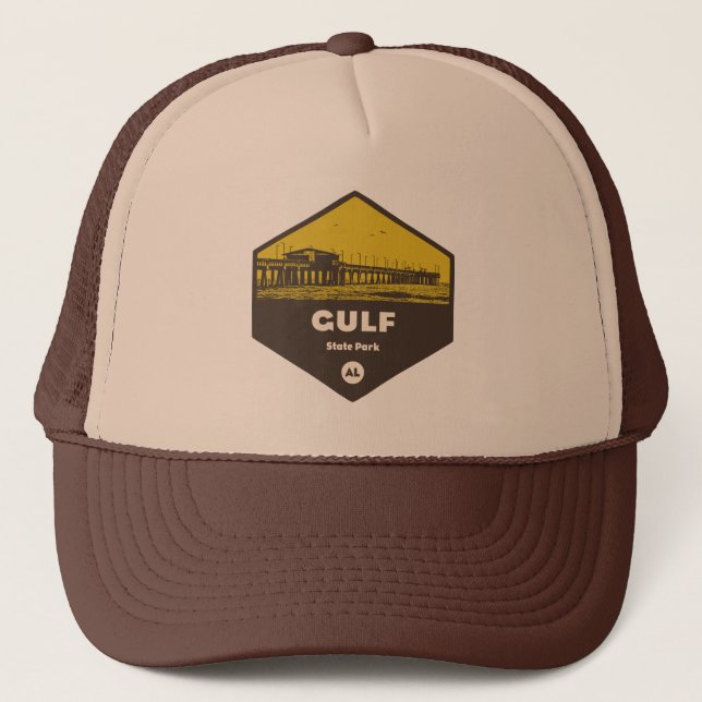 Gulf State Park, Alabama Trucker Hat (Front)
