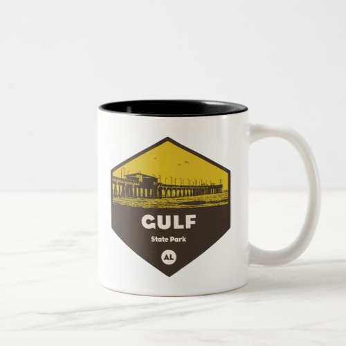 Gulf State Park Alabama Two_Tone Coffee Mug