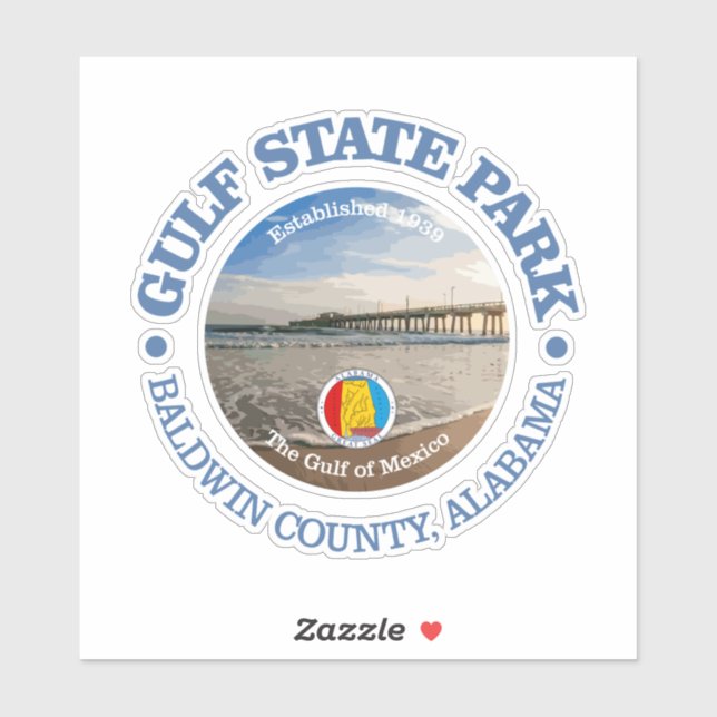 Gulf State Park Sticker (Sheet)