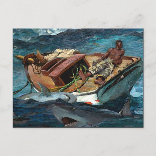 Gulf Stream Painting by Winslow Homer Postcard