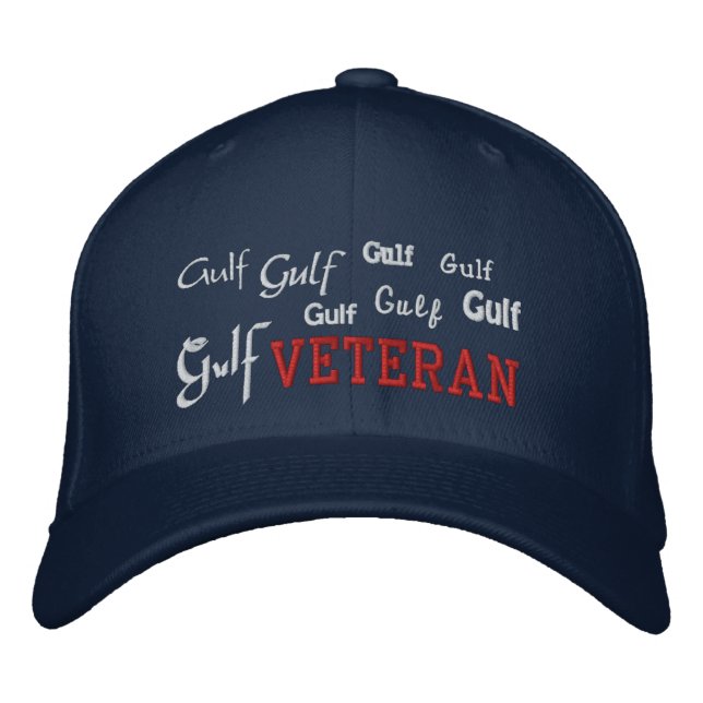 Gulf Veteran - Embroidered Hat (Front)