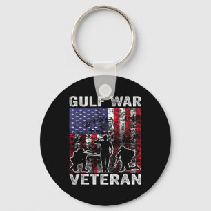 Gulf Veteran Military Gulf War Veteran Usa Keychain