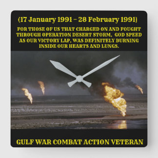 GULF WAR VET CLOCK