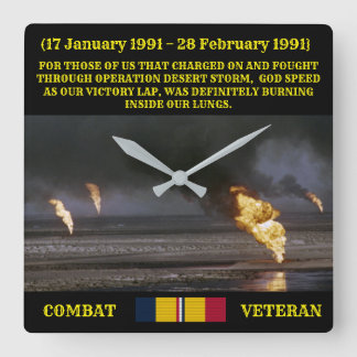 GULF WAR VET CLOCK