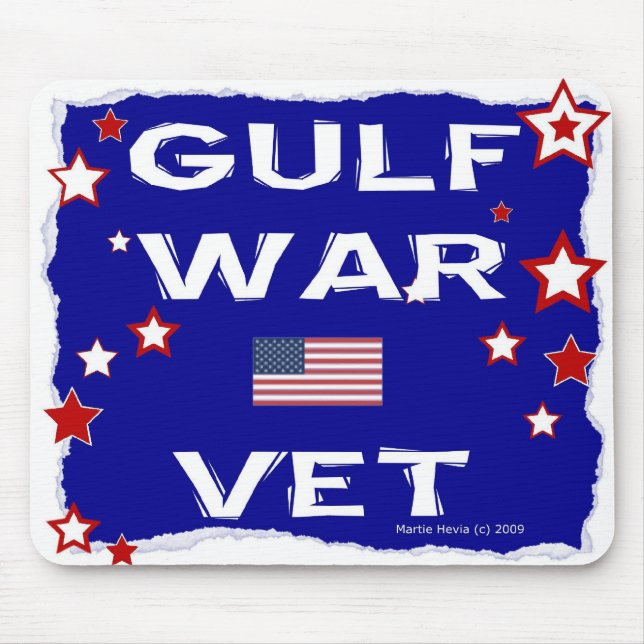 Gulf War Vet - In Honor - Mousepad (Front)