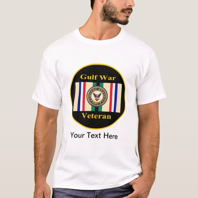 Gulf War Veteran "Navy" T- Shirt (Front)